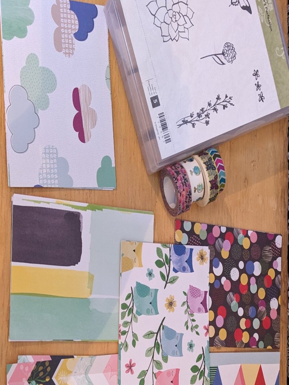 Clouds NWT Cardmaking Kit